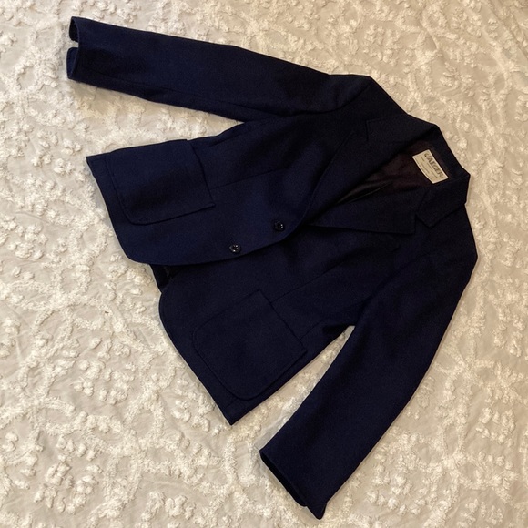 Jaeger Vintage Lined Wool Blazer Size 10 Like New - Picture 2 of 12